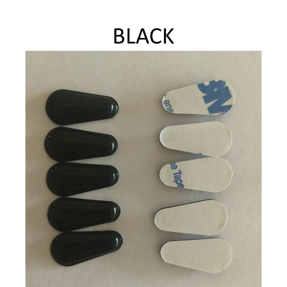 5 Pairs Anti-Slip Silicone Soft Adhesive Nose Pads for Eyeglass Sunglasses Drop 2