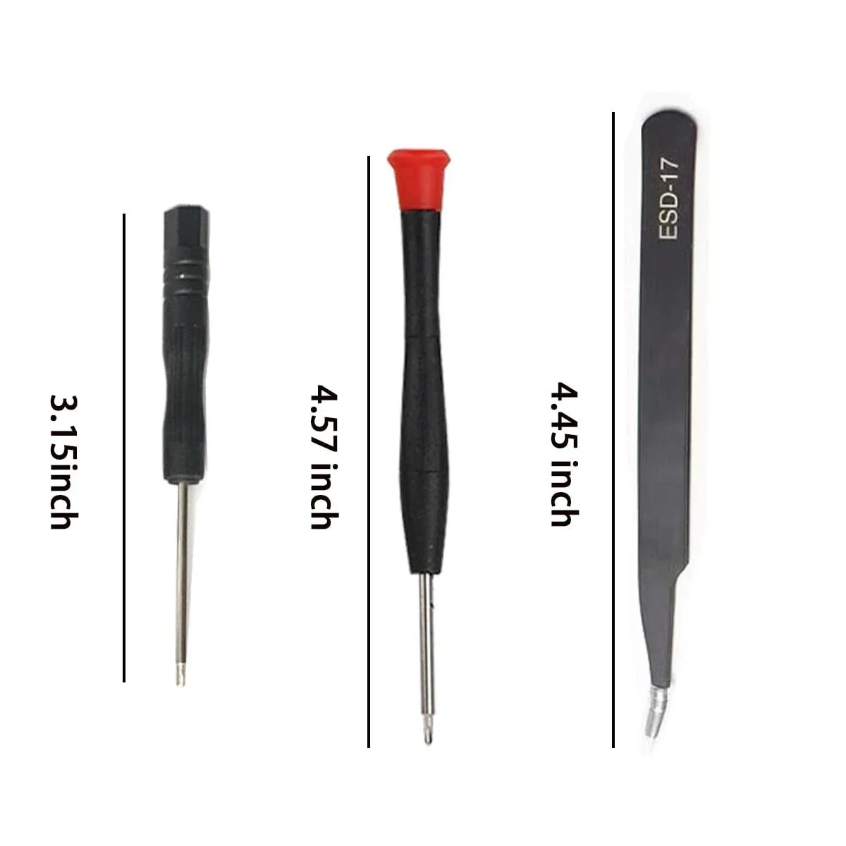 5 Pairs Eyeglass Screw-In Nose Pads, Glasses Nose Piece Replacement Repair Kit 2