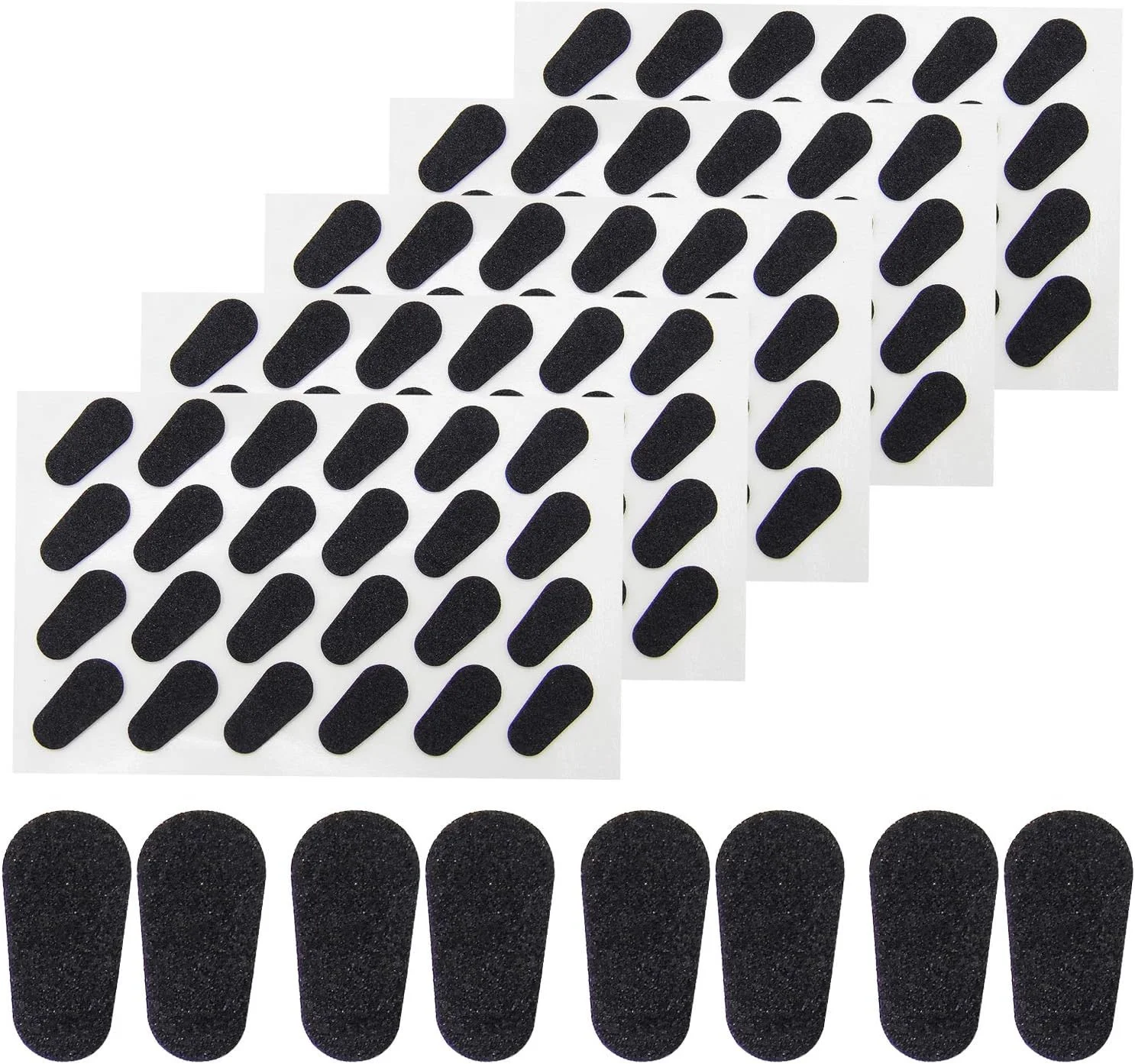 60 Pairs Adhesive Eyeglass Nose Pads Soft Foam Nose Pads Self Anti-Slip Eyeglass 2