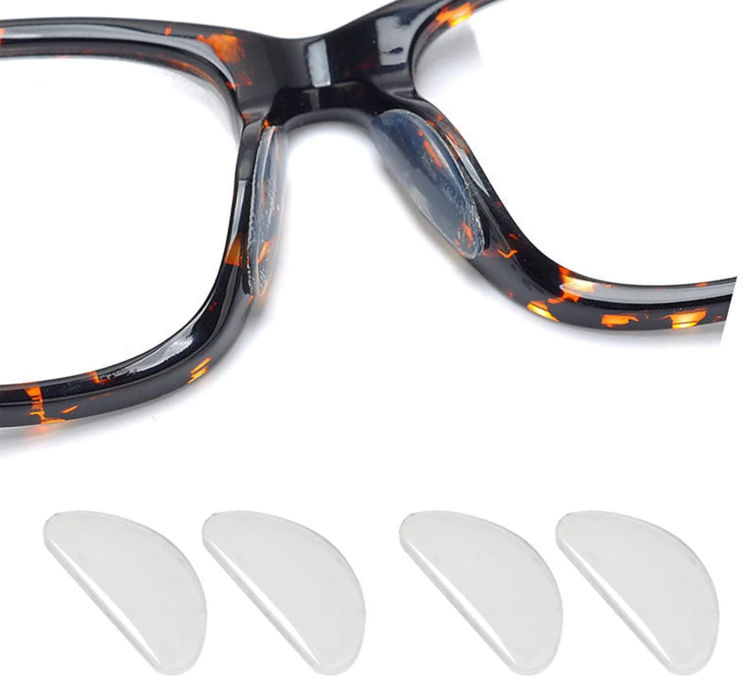 8 - 40 Pc Soft Nose Pads Stick On Adhesive Anti Slip Eyeglasses Sunglasses Glass 4