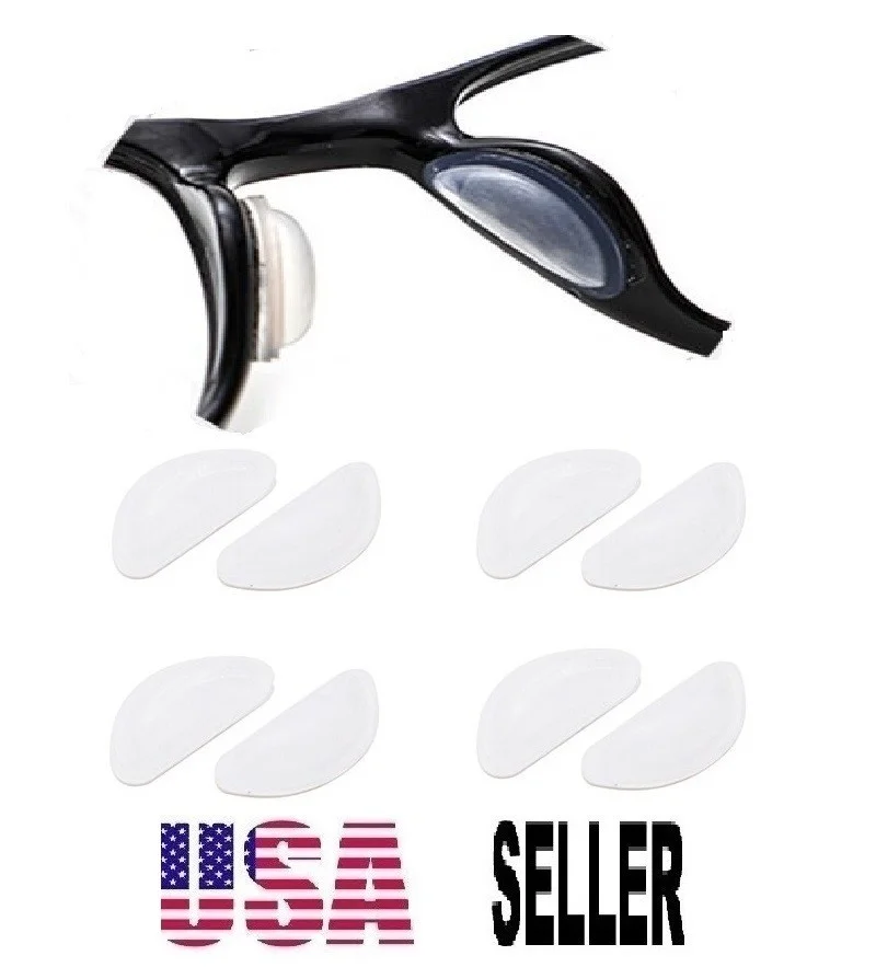 Replacement Nose Pads For Eye Glasses Metal Core screw gold silver 3
