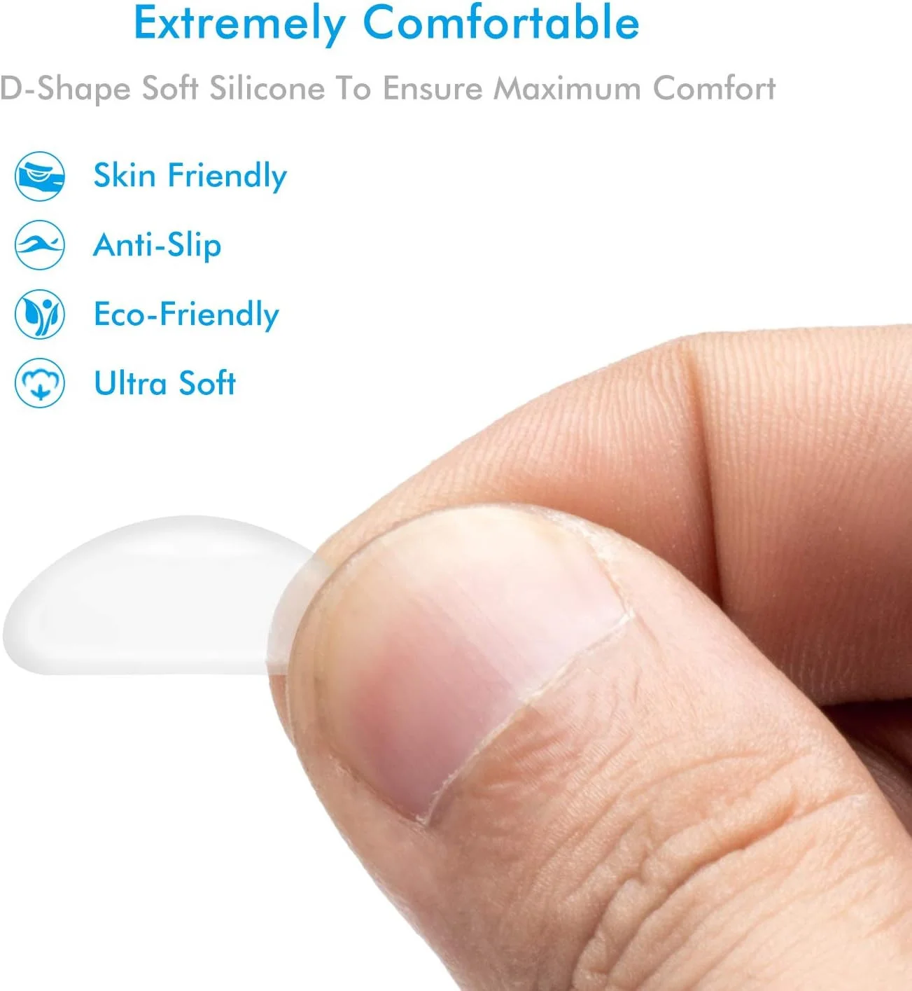 Silicone Adhesive Eyeglass Nose Pads - 20 Pairs Nose Pads for Eyeglasses 3